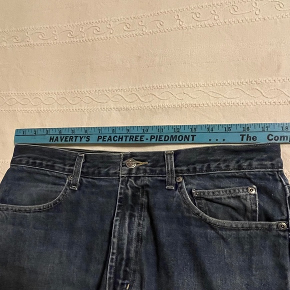 Harley-Davidson Men's Classic Boot Cut Jeans Blue Washed Denim 99027-09VM Sz 34 - Picture 14 of 16